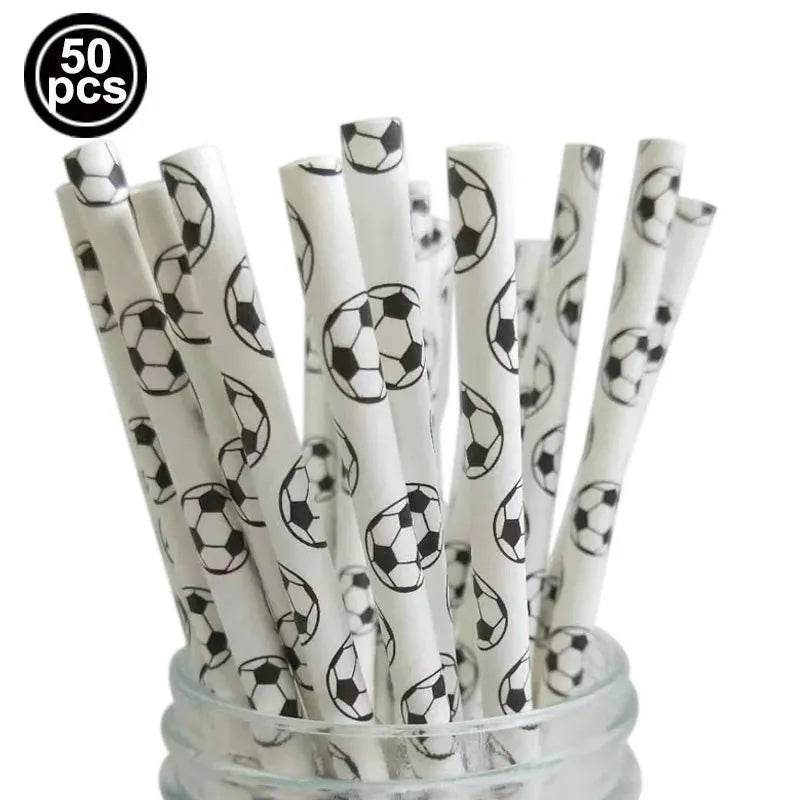 Soccer Theme Disposable Tableware Set - Eco Gamer Party Gear - Iron Phoenix GHG