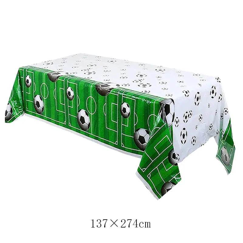 Soccer Theme Disposable Tableware Set - Eco Gamer Party Gear - Iron Phoenix GHG