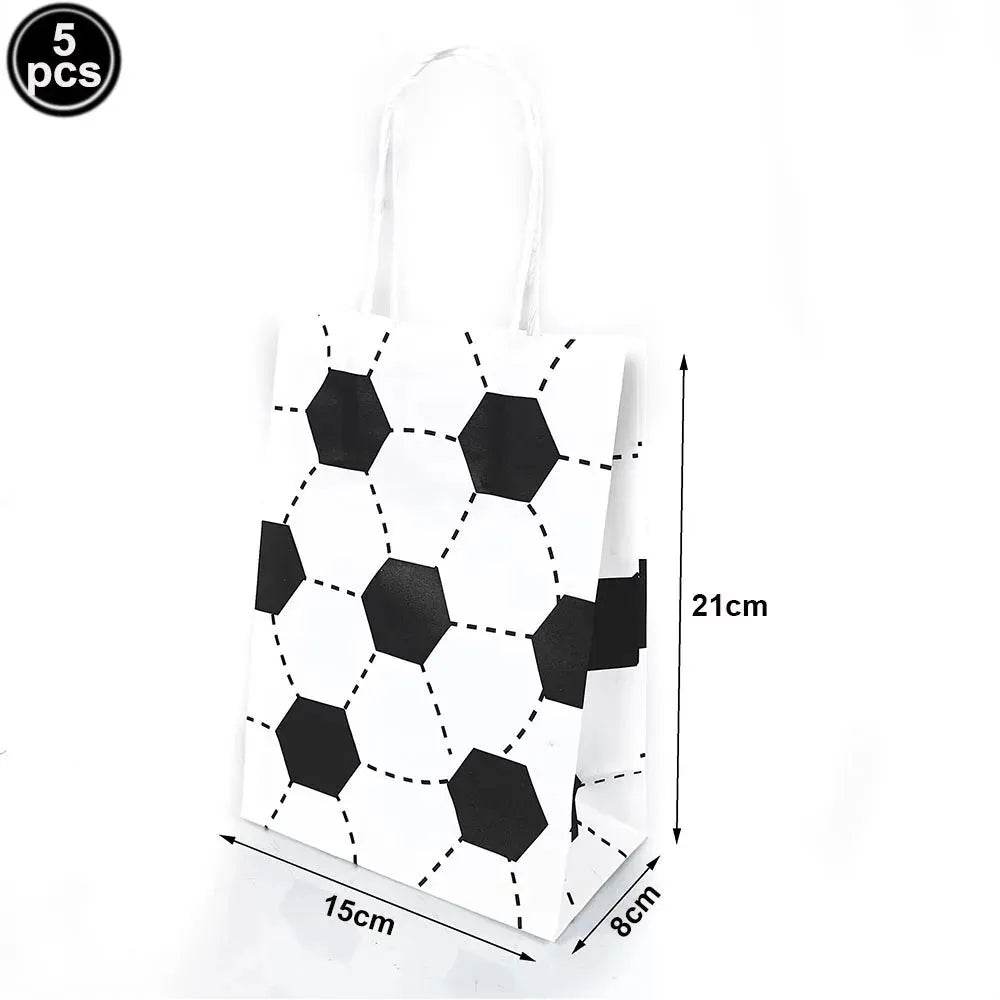 Soccer Theme Disposable Tableware Set - Eco Gamer Party Gear - Iron Phoenix GHG