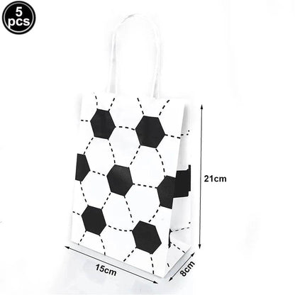 Soccer Theme Disposable Tableware Set - Eco Gamer Party Gear - Iron Phoenix GHG