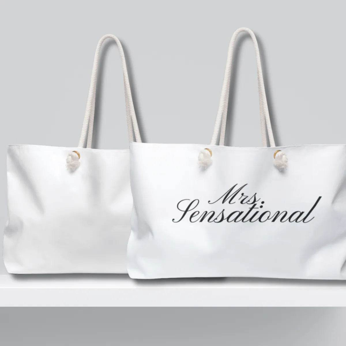 Personalized Mrs. Weekender Bag  for Travel and Adventure