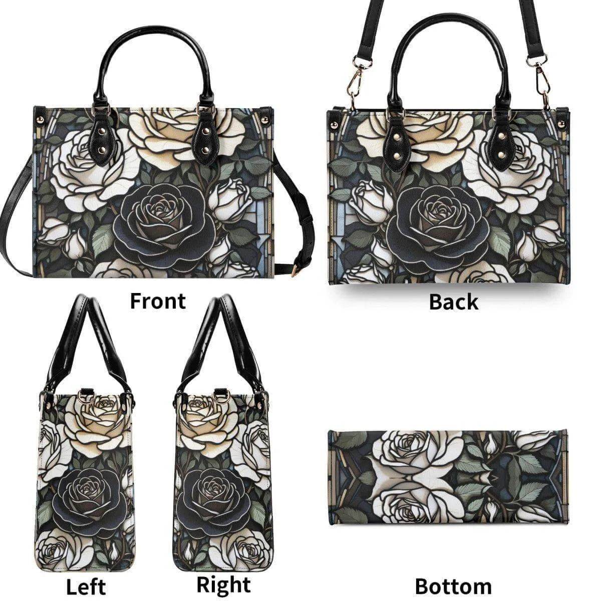 Stained Glass Gamer Handbag Stylish Tote for Gaming Enthusiasts - Iron Phoenix GHG