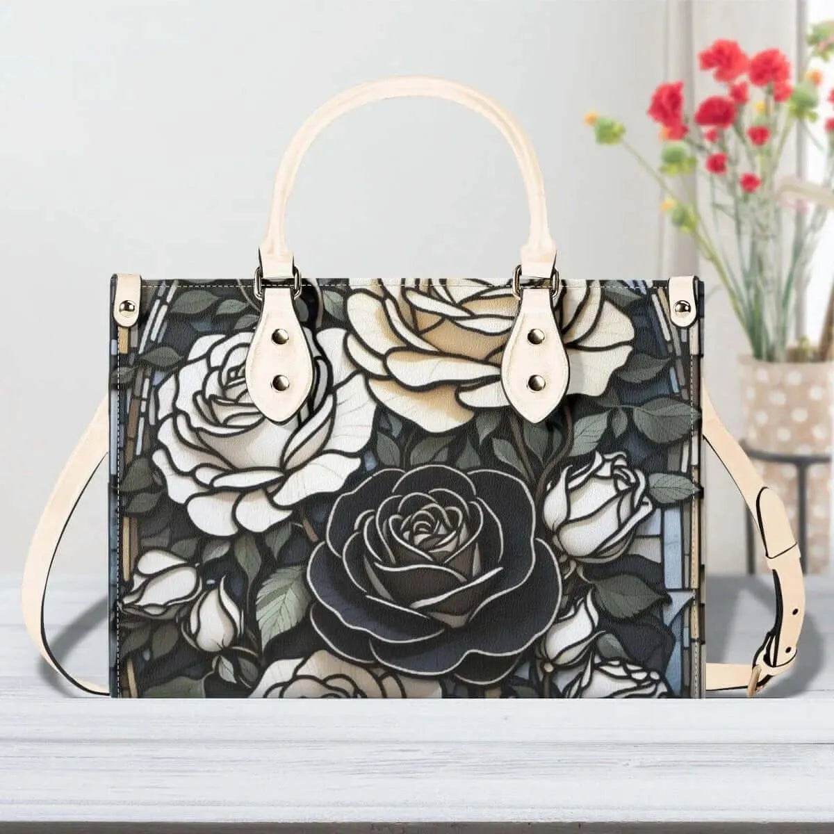 Stained Glass Gamer Handbag Stylish Tote for Gaming Enthusiasts - Iron Phoenix GHG