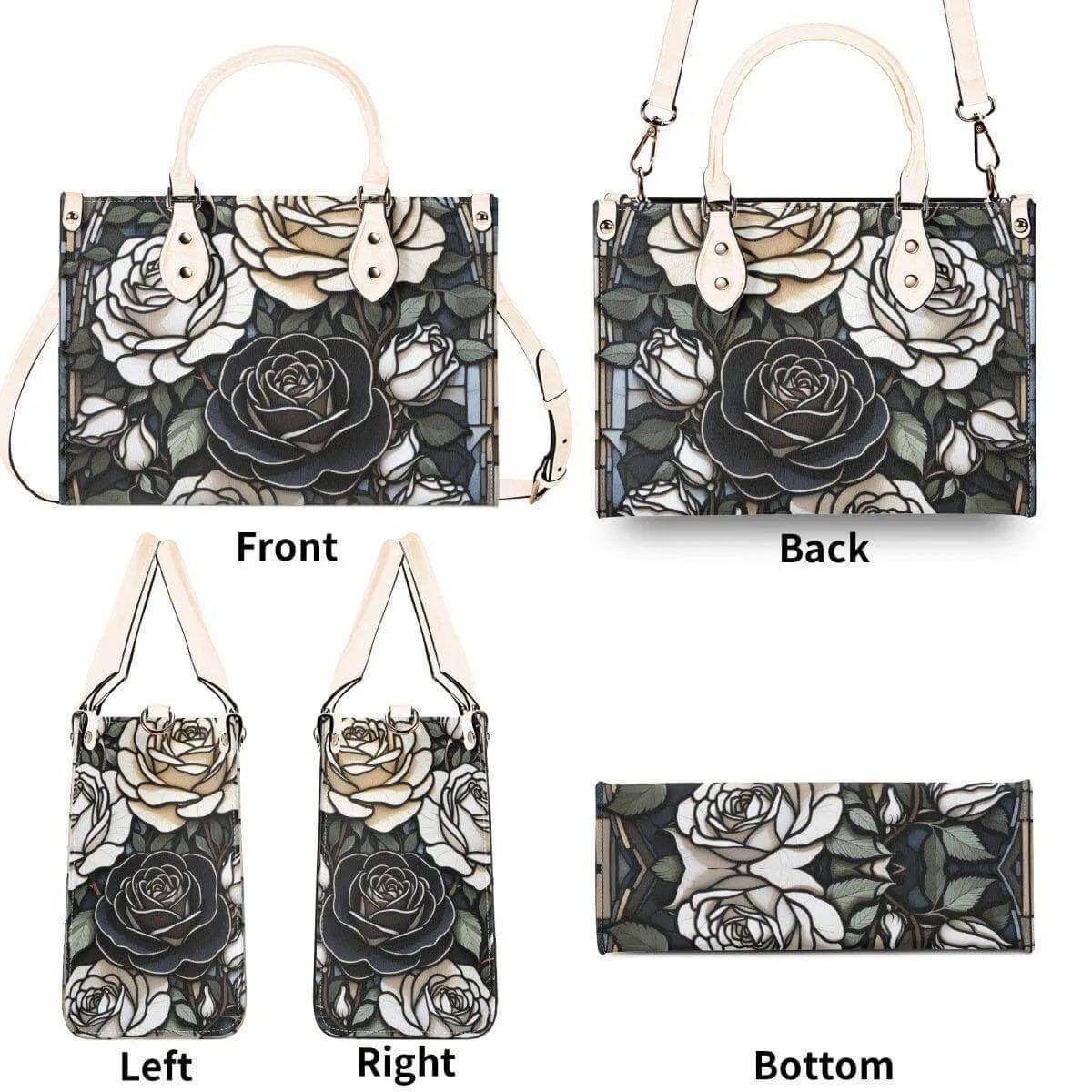 Stained Glass Gamer Handbag Stylish Tote for Gaming Enthusiasts - Iron Phoenix GHG