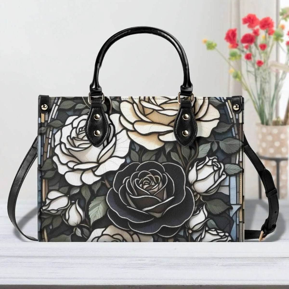 Stained Glass Gamer Handbag Stylish Tote for Gaming Enthusiasts - Iron Phoenix GHG