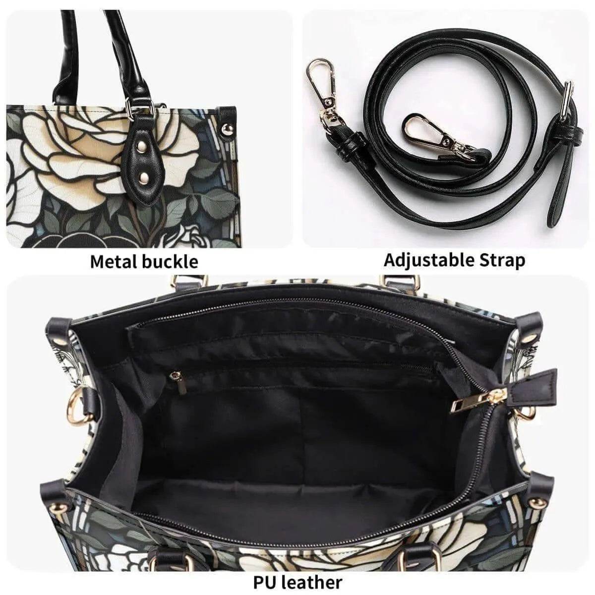 Stained Glass Gamer Handbag Stylish Tote for Gaming Enthusiasts - Iron Phoenix GHG