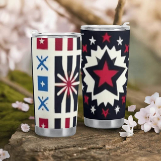 "Star-Powered" Patriotic Tumbler (20oz)| Iron Phoenix GHG - Iron Phoenix GHG