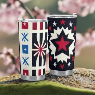 "Star-Powered" Patriotic Tumbler (20oz)| Iron Phoenix GHG - Iron Phoenix GHG