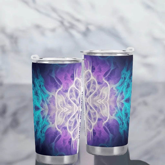 Stylish Beautiful Printed Car Cup - Travel Mug - Iron Phoenix GHG