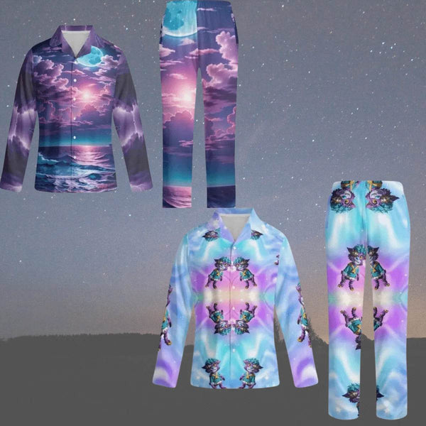 Stylish Pajama Set, Cozy, Eco-Friendly Sleepwear - Iron Phoenix GHG