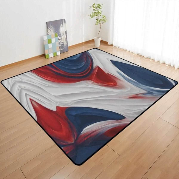 Stylish Patriotic Gaming Rug - Cozy Velvet Comfort - Iron Phoenix GHG