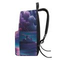 Purple Sunset Backpack | Calming Seascape School Bag - Image 3