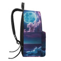 Purple Sunset Backpack | Calming Seascape School Bag - Image 4
