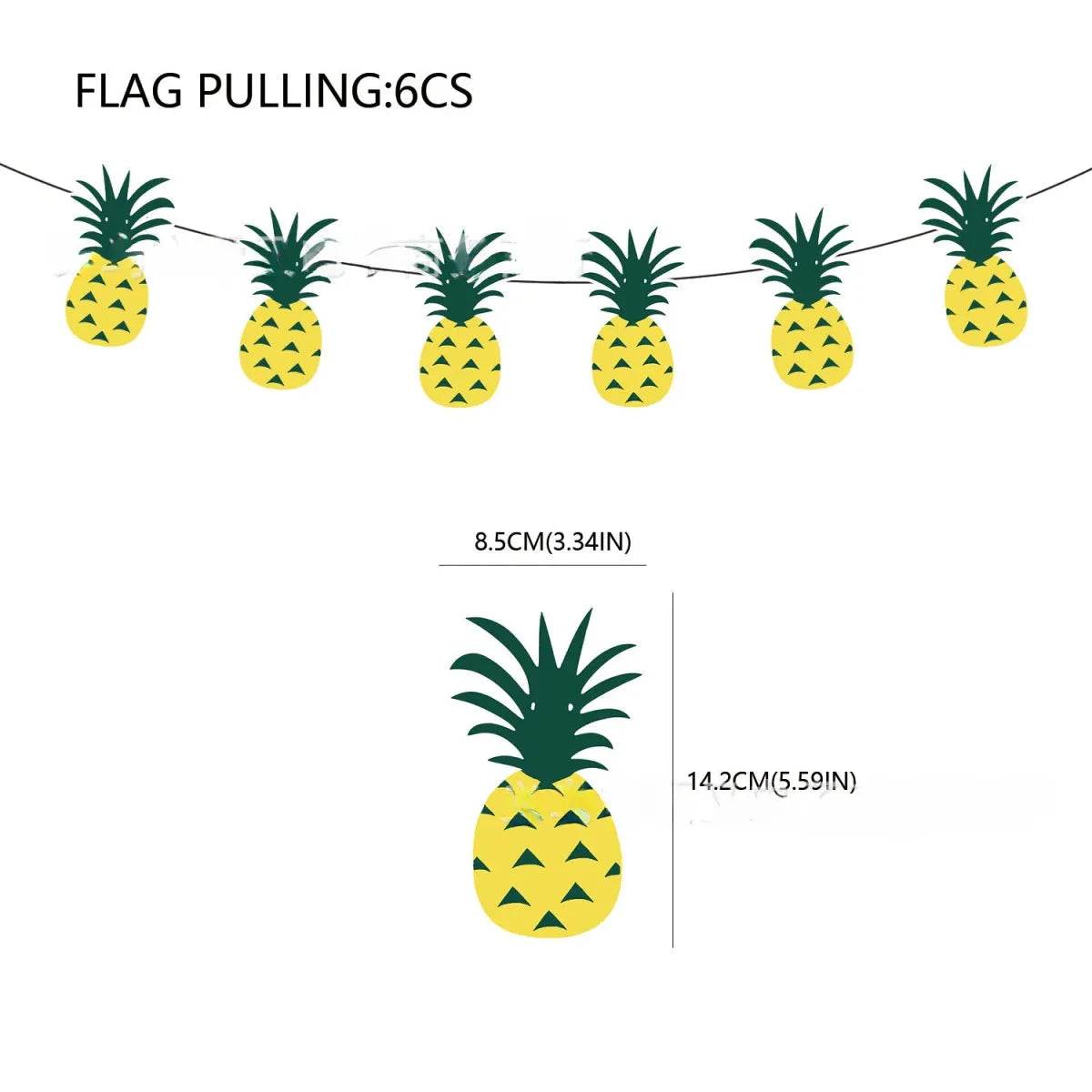 Summer Hawaiian Pineapple Leaf Tableware Set - Eco Gamer Party Gear - Iron Phoenix GHG