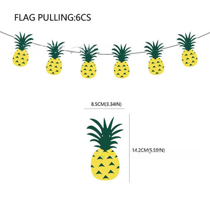 Summer Hawaiian Pineapple Leaf Tableware Set - Eco Gamer Party Gear - Iron Phoenix GHG