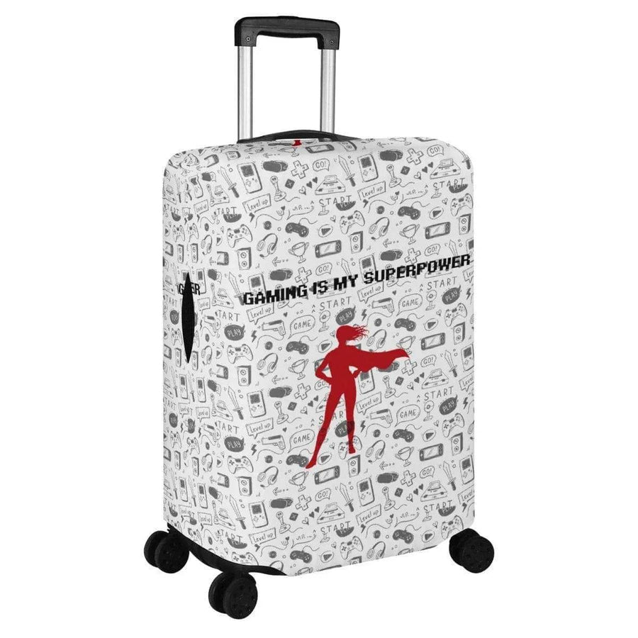 Gaming Superpower Luggage Cover | Superhero Gamer Gift - Iron Phoenix GHG
