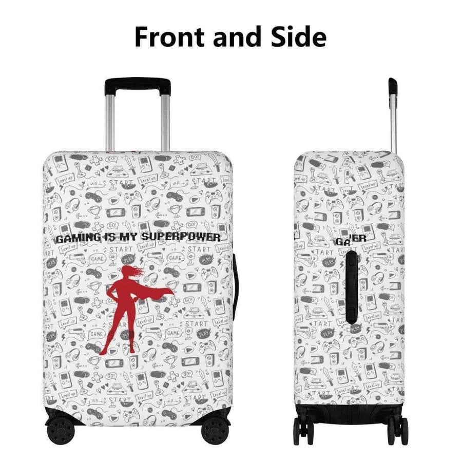 Gaming Superpower Luggage Cover | Superhero Gamer Gift - Iron Phoenix GHG
