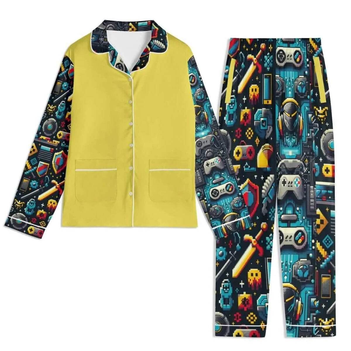 Teal Yellow Unisex Nightwear (by Iron Phoenix GHG) 2025 - Iron Phoenix GHG