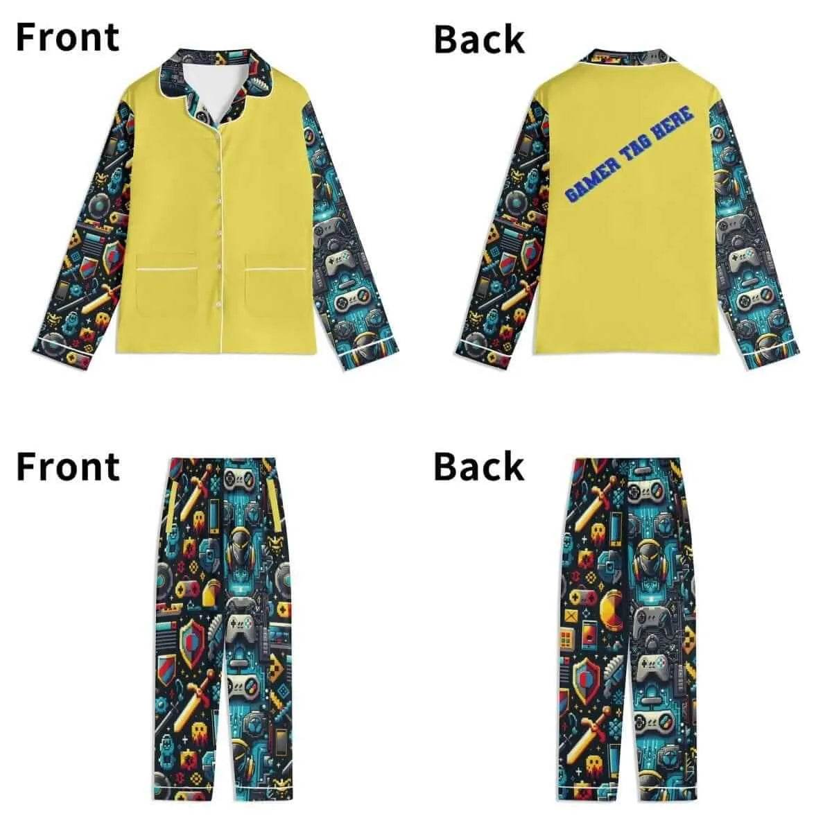 Teal Yellow Unisex Nightwear (by Iron Phoenix GHG) 2025 - Iron Phoenix GHG