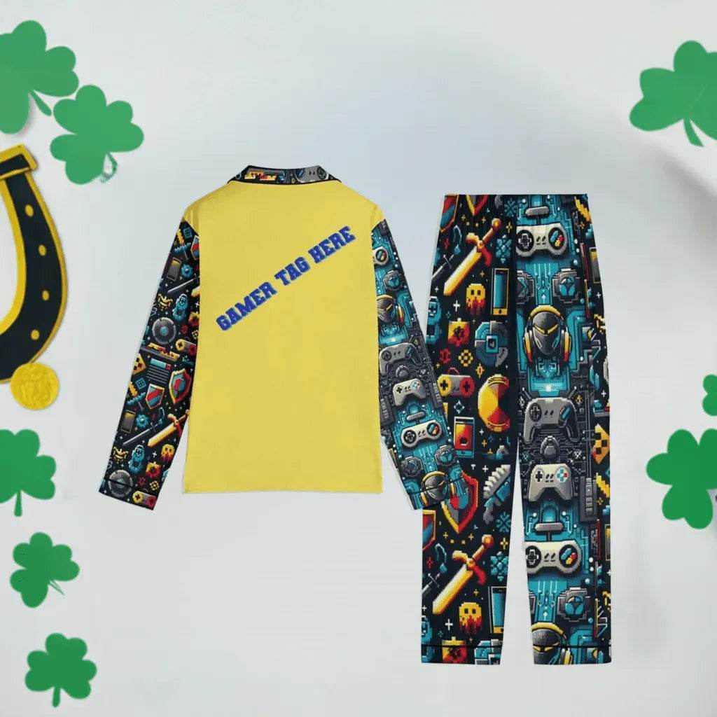 Teal Yellow Unisex Nightwear (by Iron Phoenix GHG) 2025 - Iron Phoenix GHG