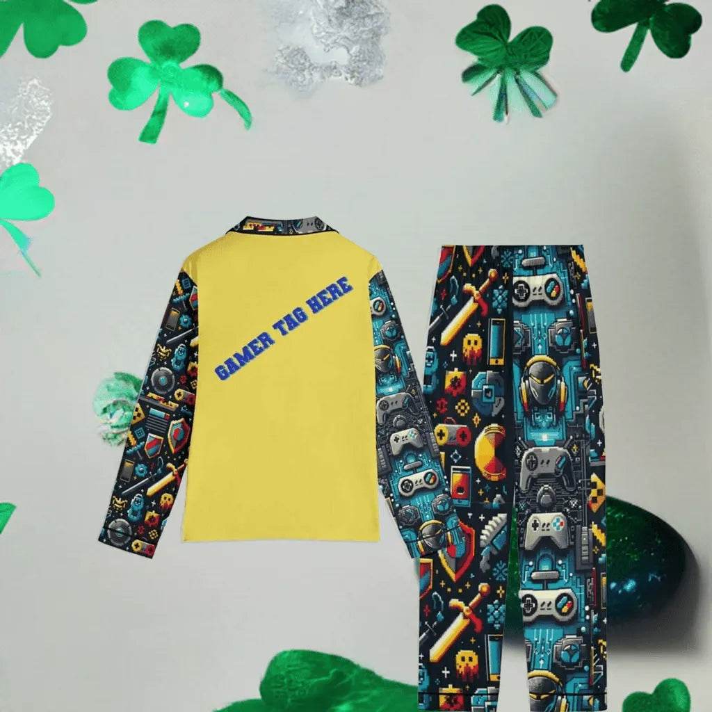 Teal Yellow Unisex Nightwear (by Iron Phoenix GHG) 2025 - Iron Phoenix GHG
