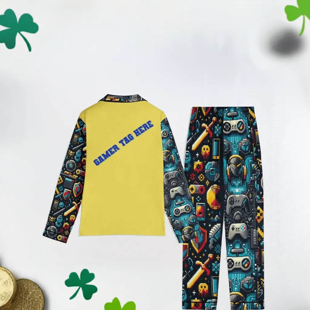 Teal Yellow Unisex Nightwear (by Iron Phoenix GHG) 2025 - Iron Phoenix GHG