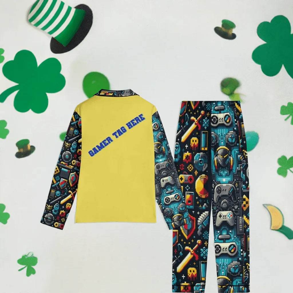 Teal Yellow Unisex Nightwear (by Iron Phoenix GHG) 2025 - Iron Phoenix GHG