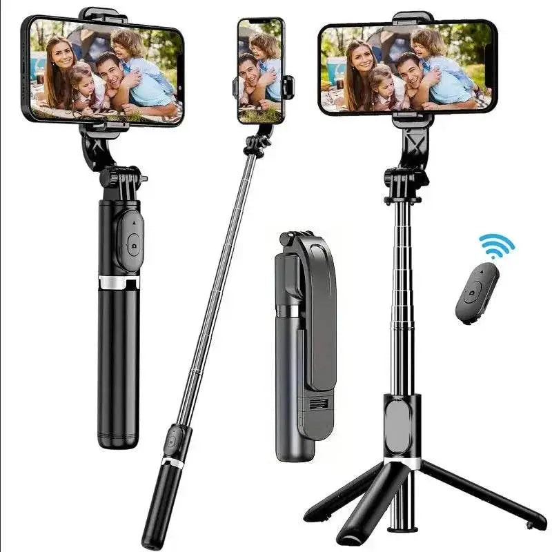 Selfie Stick Tripod - 76cm Extension, Wireless Remote, Eco-Friendly - Iron Phoenix GHG
