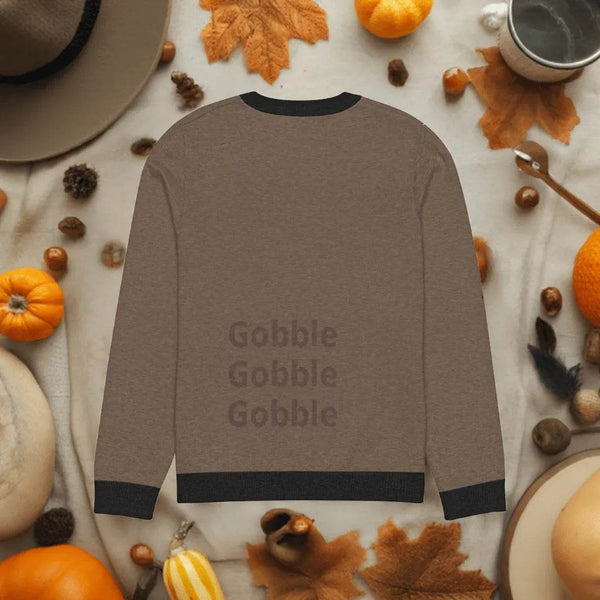 Thanksgiving Turkey Sweater - Cozy Knit Wear for Festive Holiday Cheer - Iron Phoenix GHG