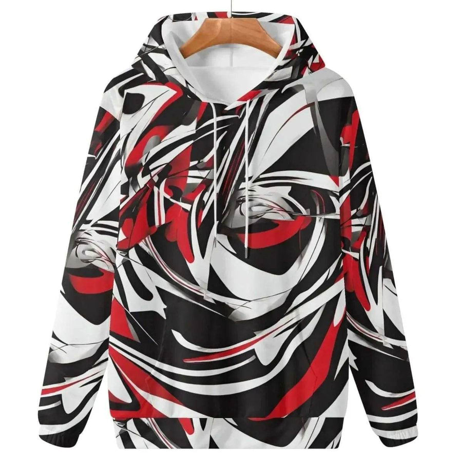 Kinetic Swirl Lightweight Gamer Hoodie - Eco Style - Iron Phoenix GHG