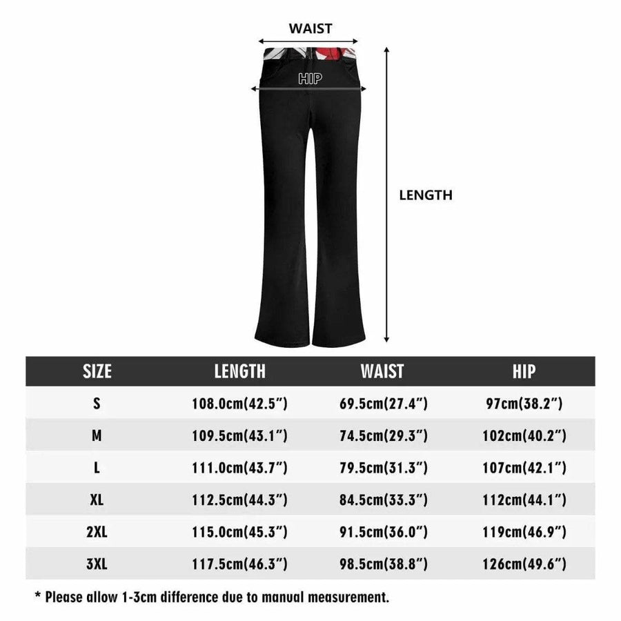 "Kinetic Swirl" Flare Pants - Stylish Chic - Iron Phoenix GHG