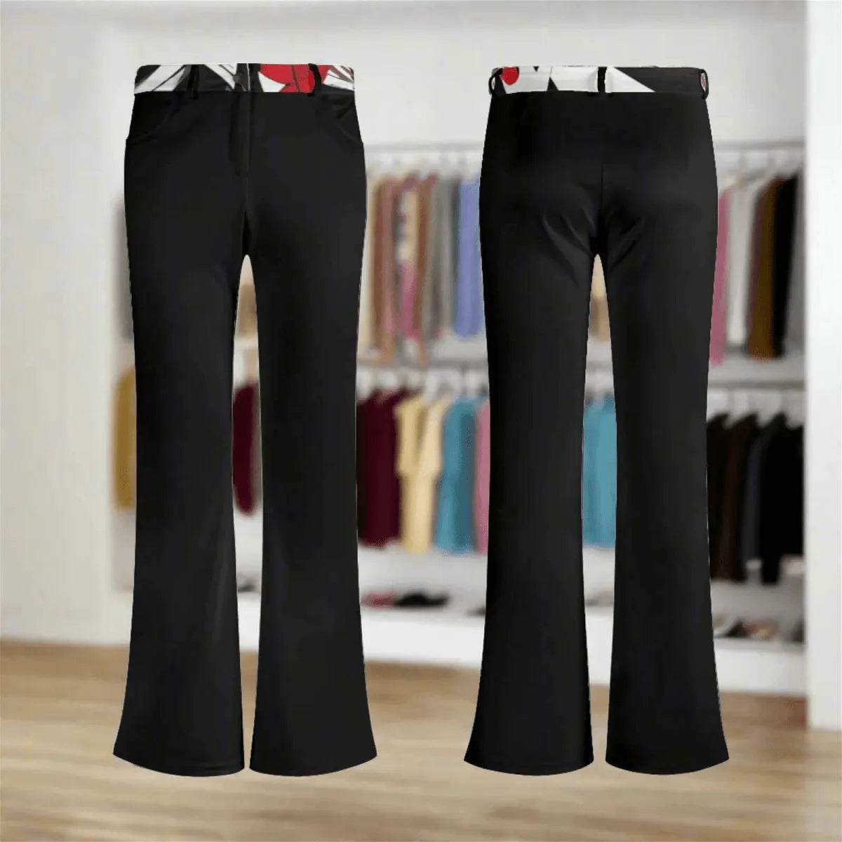 Timeless Trio Women’s Flare Pants - Stylish Chic - Iron Phoenix GHG