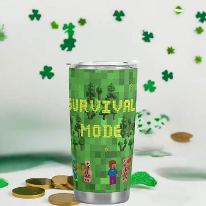 Travel Mug for Gamers - Survival Mode Car Cup Perfect Epic Gaming Gift - Iron Phoenix GHG