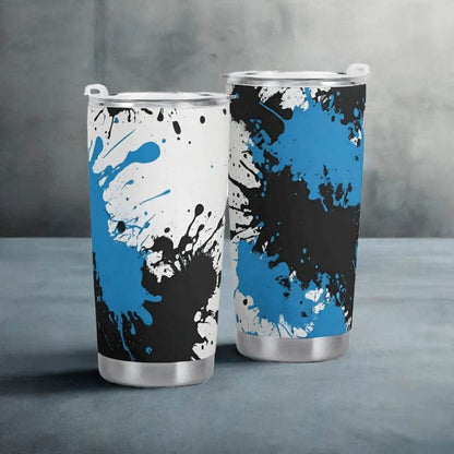 Travel Mug, Paint Splatter, Eco-Friendly Gamer Style - Iron Phoenix GHG