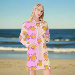 "Cosmic Sprite" Celestial Hoodie Dress | Iron Phoenix GHG - Iron Phoenix GHG