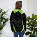 "Neon Grid" Unisex brushed Fleece Hoodie | Iron Phoenix - Image 4