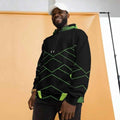 "Neon Grid" Unisex brushed Fleece Hoodie | Iron Phoenix - Image 5
