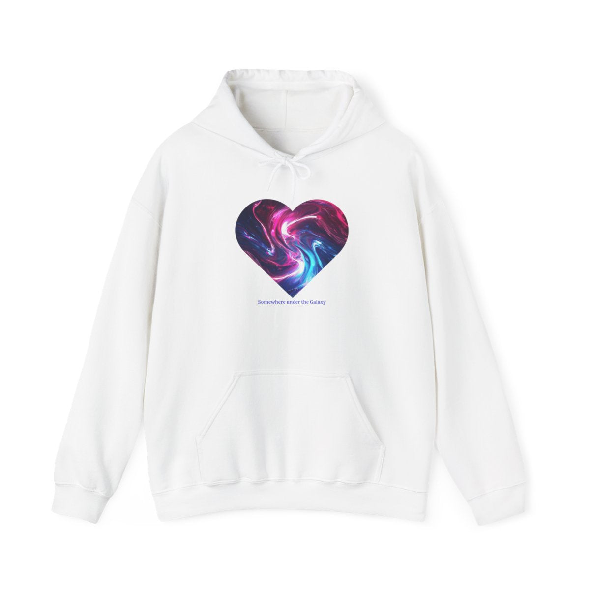 Galaxy Heart Hoodie - Cosmic Gamer Apparel for Comfort and Style