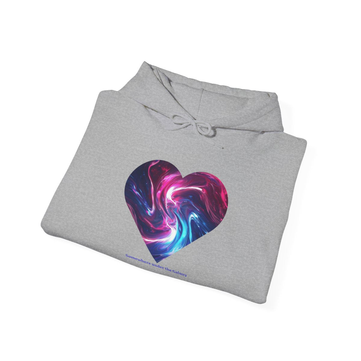 Galaxy Heart Hoodie - Cosmic Gamer Apparel for Comfort and Style