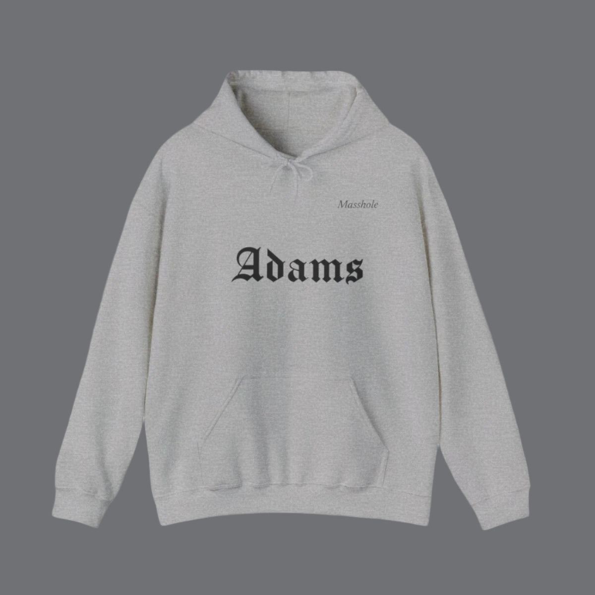 Masshole Adams Hoodie - Gamer Pride  Resilience Apparel