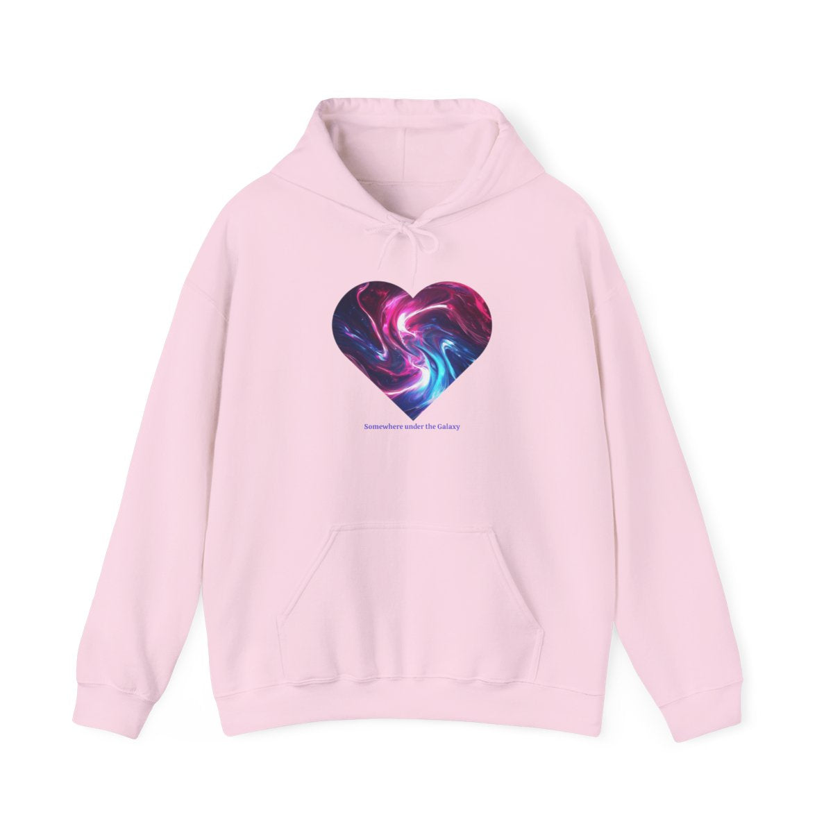 Galaxy Heart Hoodie - Cosmic Gamer Apparel for Comfort and Style