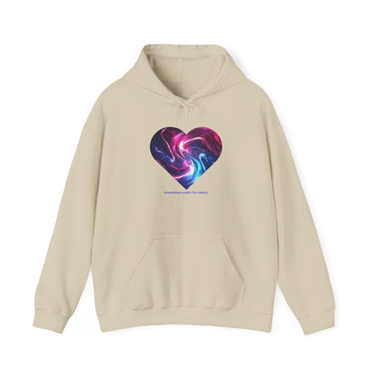 Galaxy Heart Hoodie - Cosmic Gamer Apparel for Comfort and Style