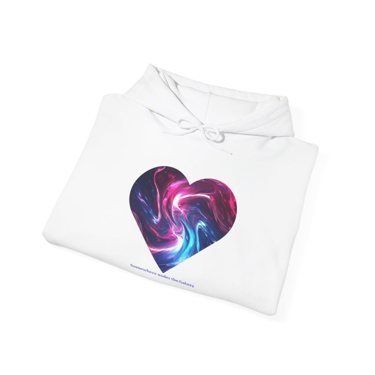 Galaxy Heart Hoodie - Cosmic Gamer Apparel for Comfort and Style