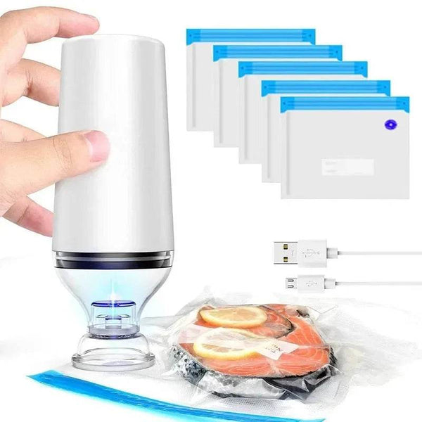 Vacuum Sealer Set - Eco USB Food Saver - Iron Phoenix GHG