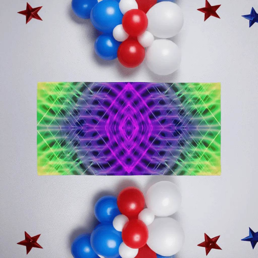 "Electric Grid" Quick-Dry Beach Towel| Iron Phoenix GHG