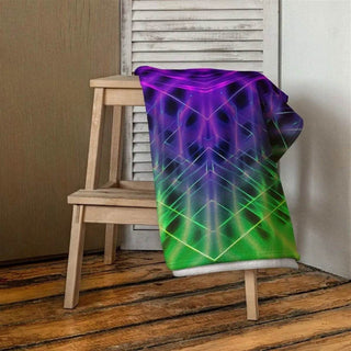 "Electric Grid" Quick-Dry Beach Towel| Iron Phoenix GHG - Iron Phoenix GHG