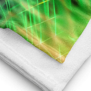"Electric Grid" Quick-Dry Beach Towel| Iron Phoenix GHG - Iron Phoenix GHG