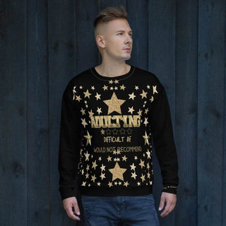 Sarcastic Christmas Sweater with Adult Humor - Iron Phoenix GHG