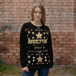 Sarcastic Christmas Sweater with Adult Humor - Iron Phoenix GHG