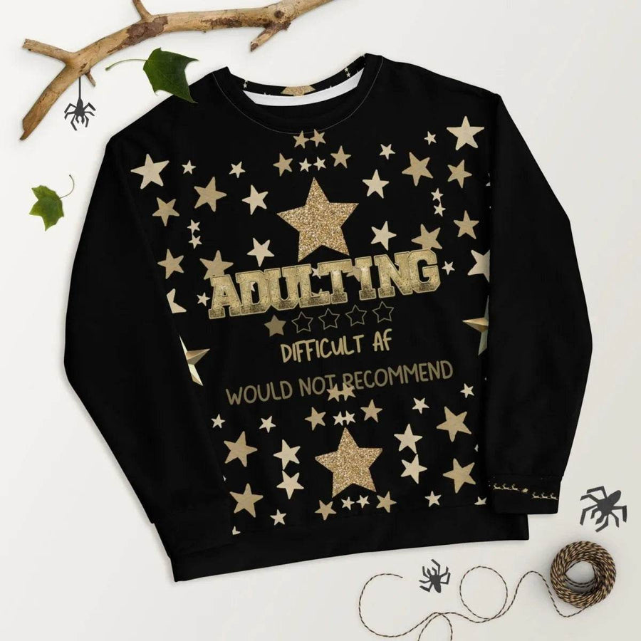 Sarcastic Christmas Sweater with Adult Humor - Iron Phoenix GHG